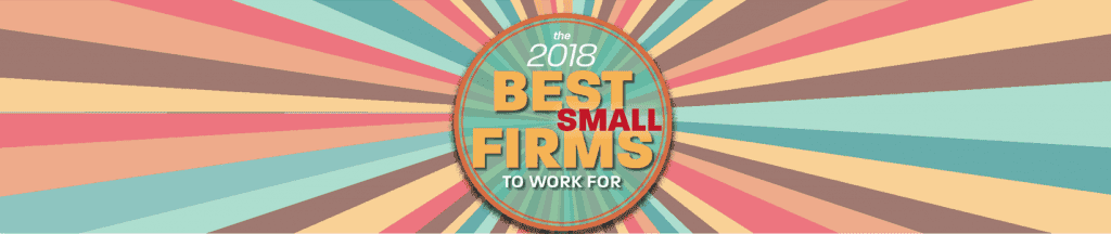 best small firms 2018 banner