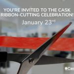CASK ribbon cutting celebration invite
